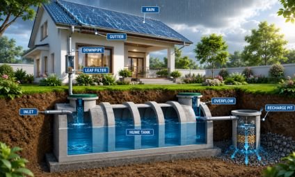 Hume Type Rainwater Harvesting